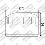 CHAMPION OIL FILTER ELEMENT - COF064 (164)