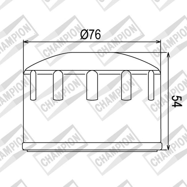 CHAMPION OIL FILTER ELEMENT - COF064 (164) Main Image