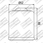 CHAMPION OIL FILTER ELEMENT - COF083 (183)