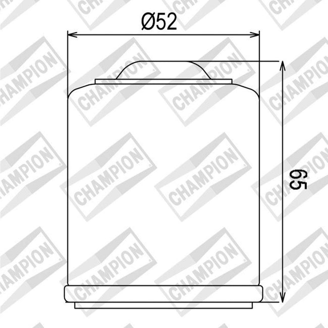 CHAMPION OIL FILTER ELEMENT - COF083 (183) Main Image