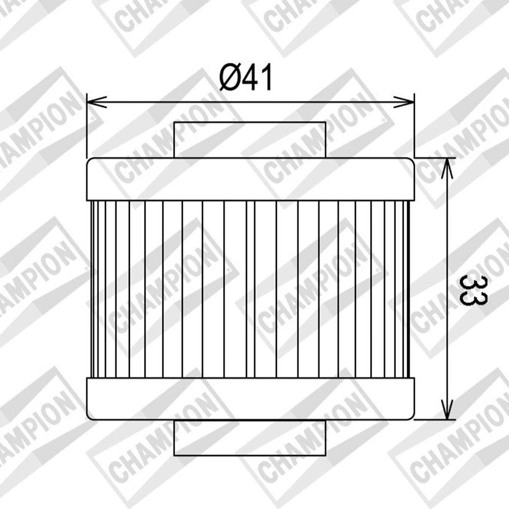 CHAMPION OIL FILTER ELEMENT - COF085 (185)
