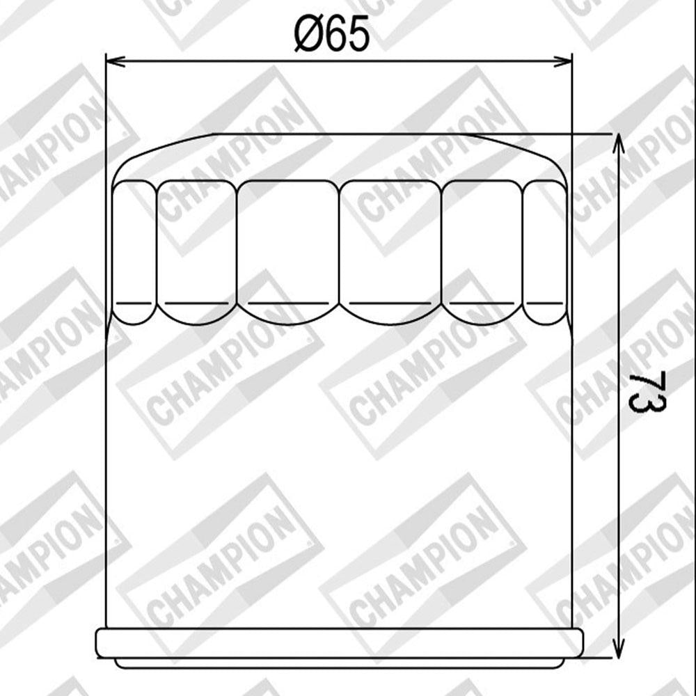 CHAMPION OIL FILTER ELEMENT - COF203 (303)