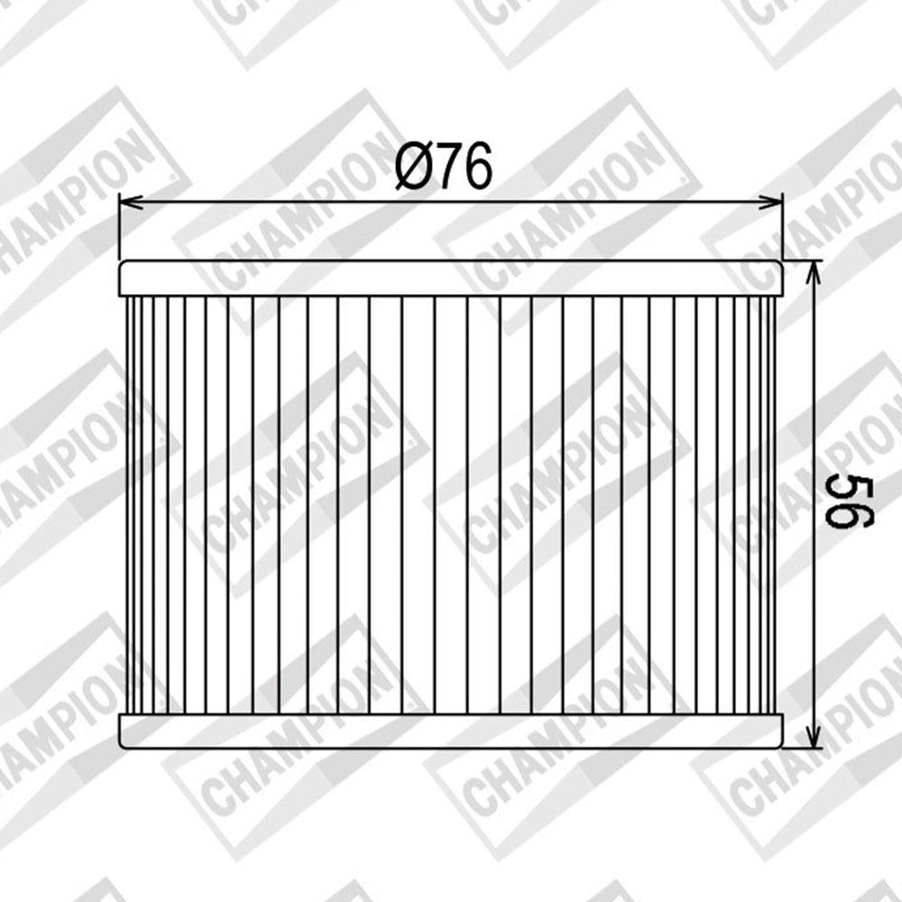 CHAMPION OIL FILTER ELEMENT - COF301 (401)
