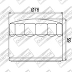 CHAMPION OIL FILTER ELEMENT - COF452 (552)