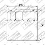 CHAMPION OIL FILTER ELEMENT - COF453 (553)