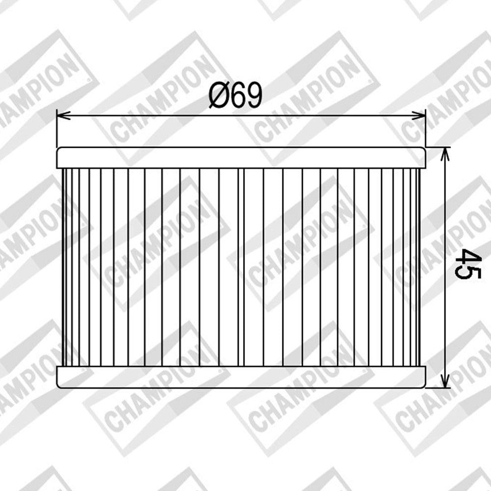 CHAMPION OIL FILTER ELEMENT - COF461 (561)