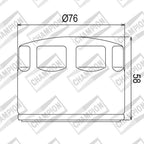 CHAMPION OIL FILTER ELEMENT - COF465 (565)