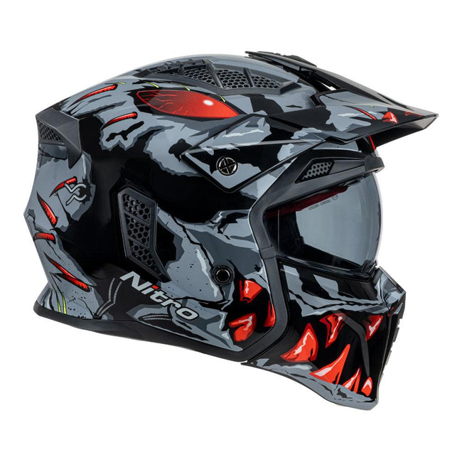 NITRO NZ302 TOXIC GREY/RED Hover Image