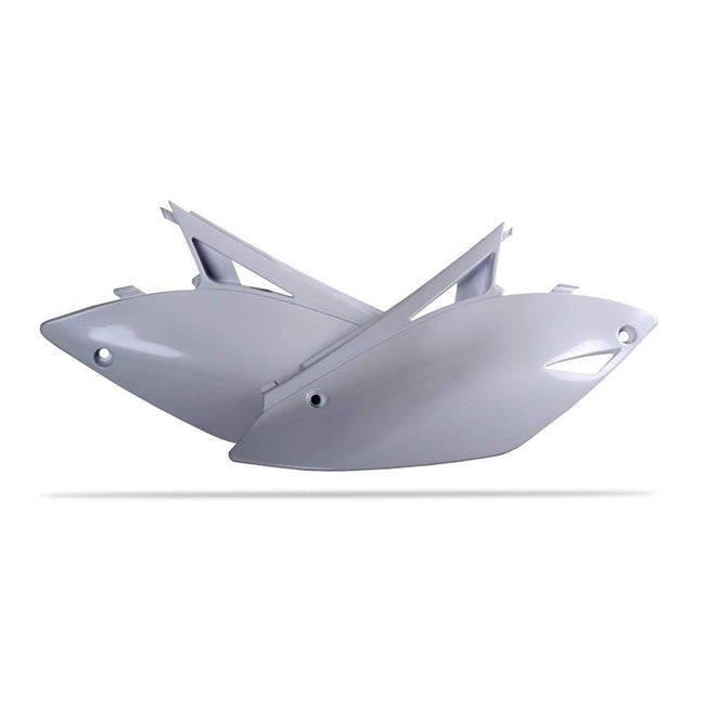 POLISPORT SIDE COVERS KAWASAKI KX250F 09-12/KX450F 09-11 - WHITE Hover Image