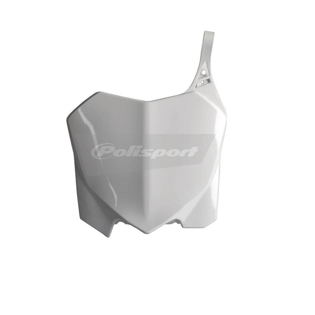 POLISPORT FRONT NUMBER PLATE CRF250R 10-13/CRF450R 09-12 - WHITE Hover Image