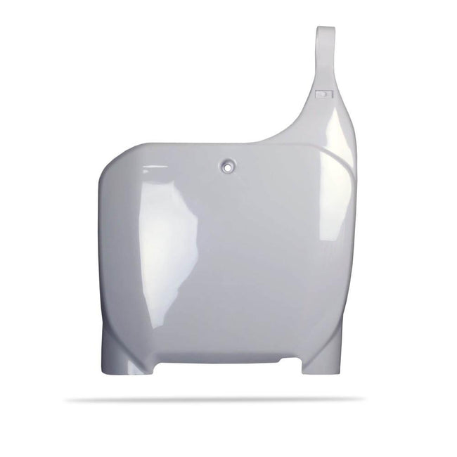 POLISPORT FRONT NUMBER PLATE CR125/250 00-03 - WHITE Hover Image