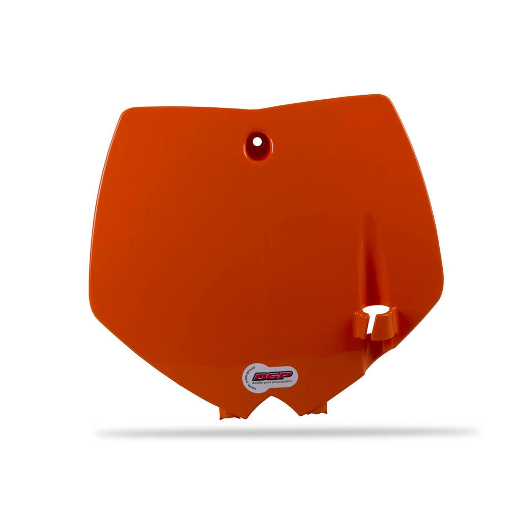 POLISPORT FRONT NUMBER PLATE KTM 65 SX 02-08 - ORANGE