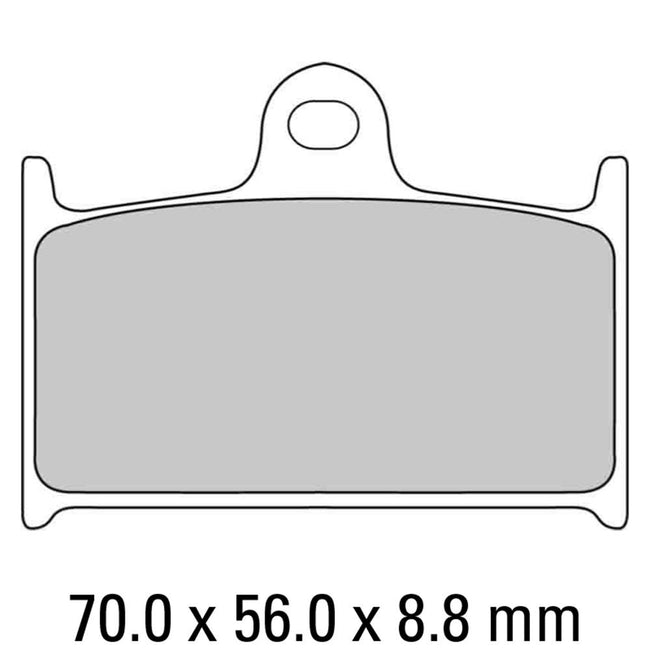 FERODO Disc Pad Set - FDB557 ST Sinter Grip Sintered Compound - Road Hover Image