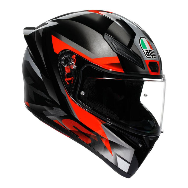 AGV K1 S - FASTLAP BLACK/GREY/RED Hover Image