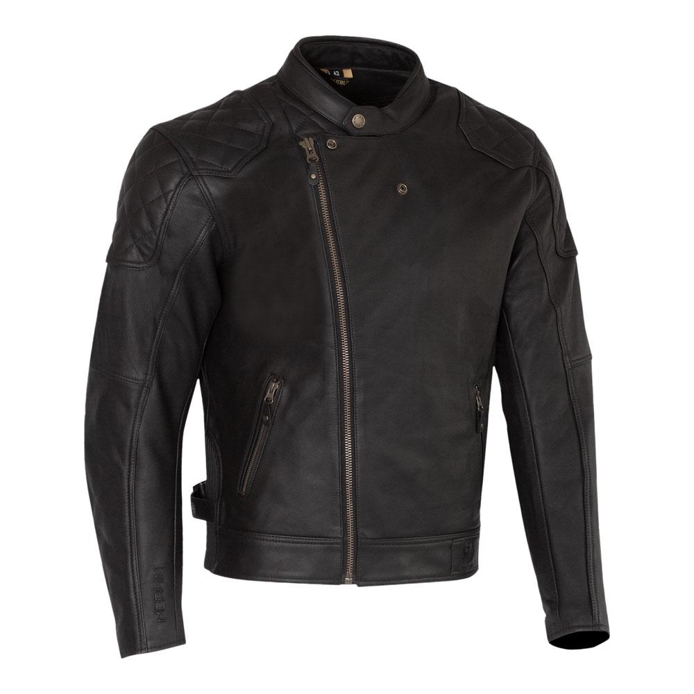 Merlin Chester CafÃ© D3O® Leather Jacket Black