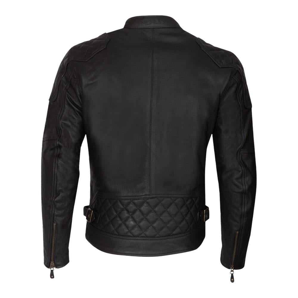 Merlin Chester CafÃ© D3O® Leather Jacket Black
