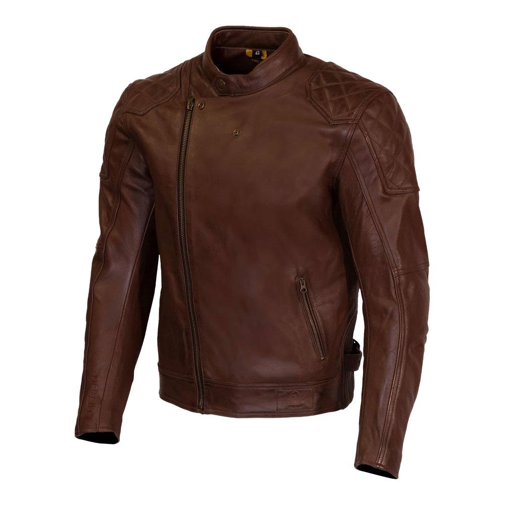 Merlin Chester CafÃ© D3O® Leather Jacket Brown