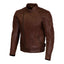 Merlin Chester CafÃ© D3O® Leather Jacket Brown