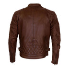 Merlin Chester CafÃ© D3O® Leather Jacket Brown