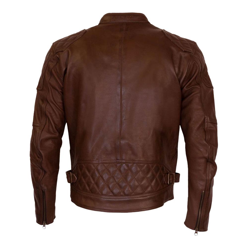 Merlin Chester CafÃ© D3O® Leather Jacket Brown