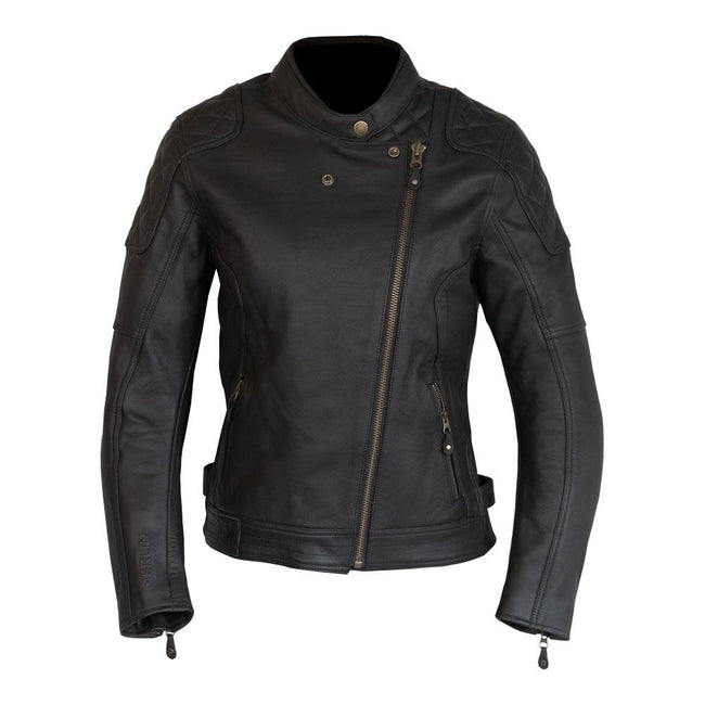 Merlin Bristol CafÃ© D3O® Ladies Leather Jacket Black Hover Image