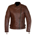 Merlin Bristol CafÃ© D3O® Ladies Leather Jacket Brown
