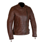 Merlin Bristol CafÃ© D3O® Ladies Leather Jacket Brown