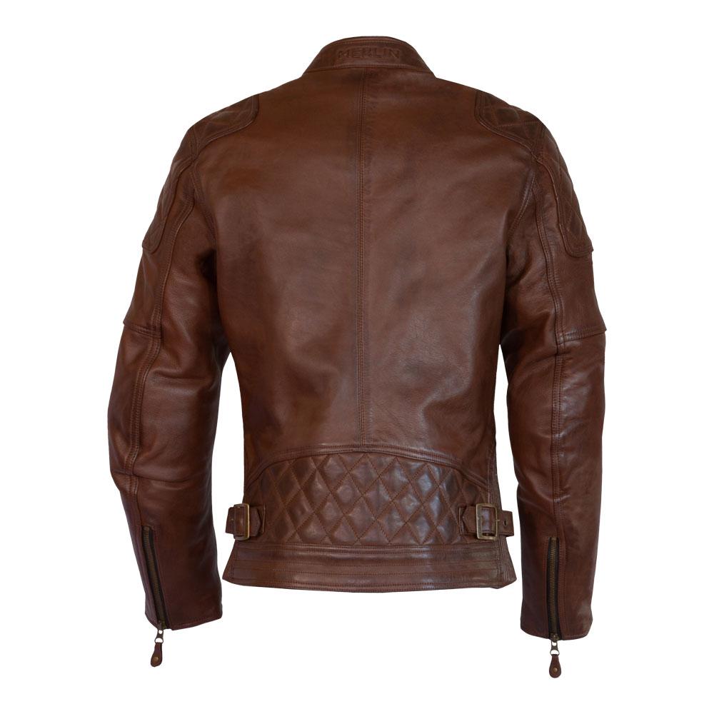 Merlin Bristol CafÃ© D3O® Ladies Leather Jacket Brown
