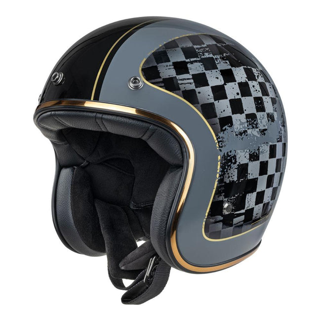Merlin Blackbird Racer Helmet Black Hover Image