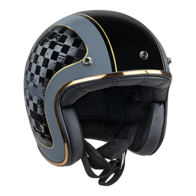 Merlin Blackbird Racer Helmet Black Main Image