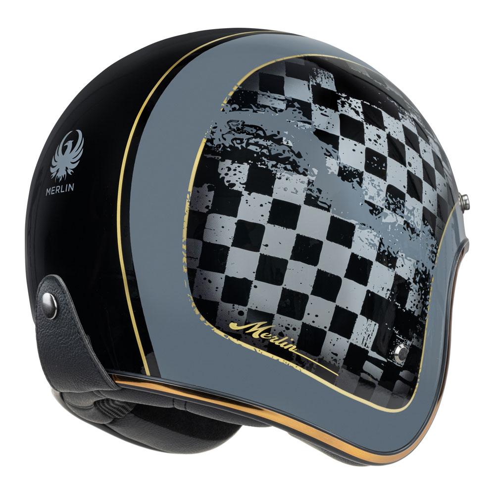 Merlin Blackbird Racer Helmet Black