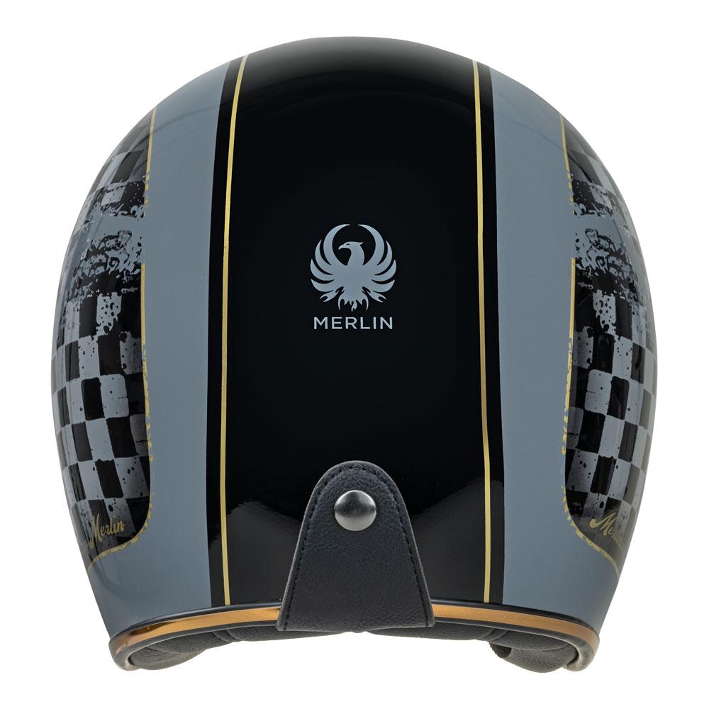 Merlin Blackbird Racer Helmet Black