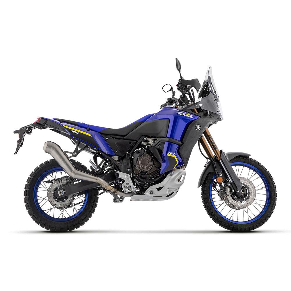 ARROW 72501DR Silencer - DAKAR REPLICA Nichrom with Steel End Cap