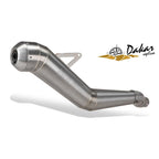 ARROW 72501DR Silencer - DAKAR REPLICA Nichrom with Steel End Cap