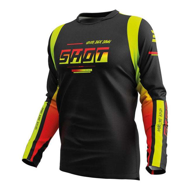 Shot Devo Block Jersey Neon Yellow Hover Image