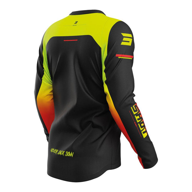 Shot Devo Block Jersey Neon Yellow Main Image