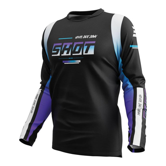 Shot Devo Jersey Block Purple Hover Image