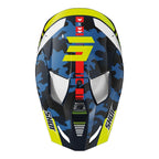 Shot Furious Kid Flash Helmet Blue/Neon Yellow Glossy