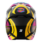 Shot Furious Kid Miami Helmet Orange Glossy