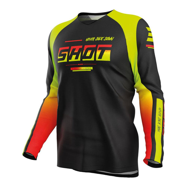 Shot Draw Kid Block Jersey Neon Yellow Hover Image