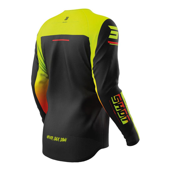 Shot Draw Kid Block Jersey Neon Yellow Main Image