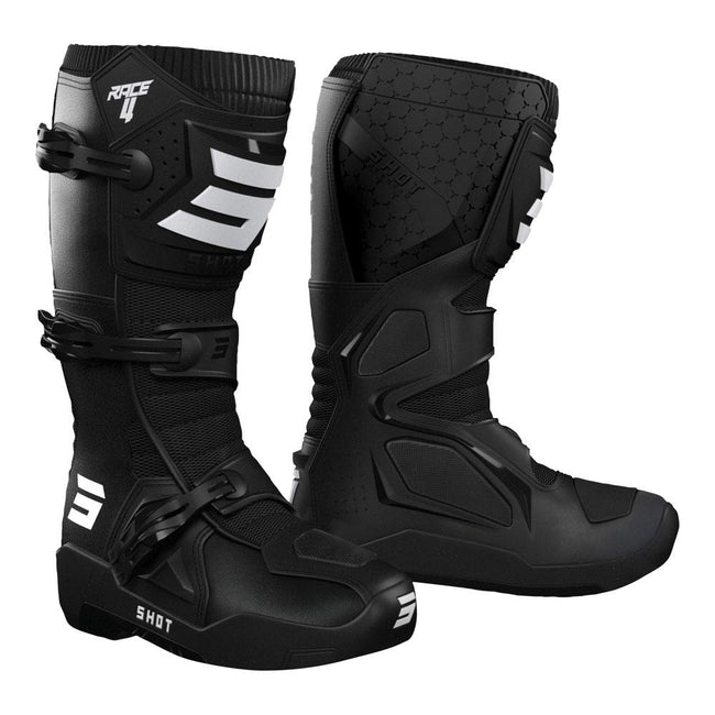 Shot Race 4 Boots Black Hover Image