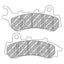 FERODO DISC PAD SET - FDB2319 EF ECO Friction Non Sintered Compound