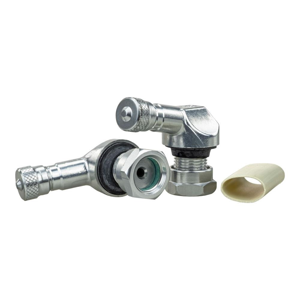 ARIETE MOTORCYCLE TUBELESS ALLOY VALVE STEM 11.3MM HOLE (2PK) (54-119-70S)