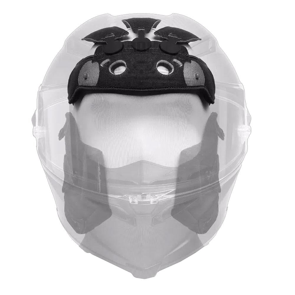 AGV REMOVABLE CROWN PAD PISTA GP RR BLACK/RED SIZE M