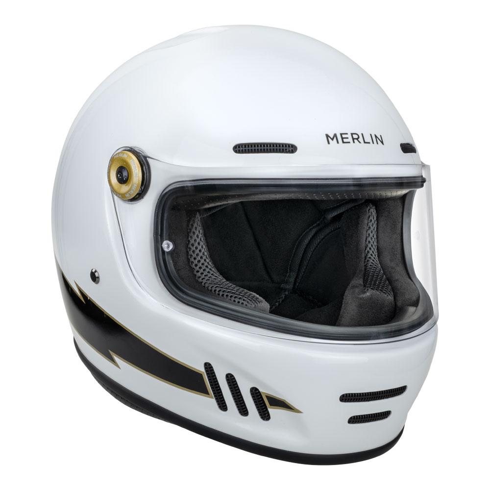 Merlin Revival Flash Helmet Optic White