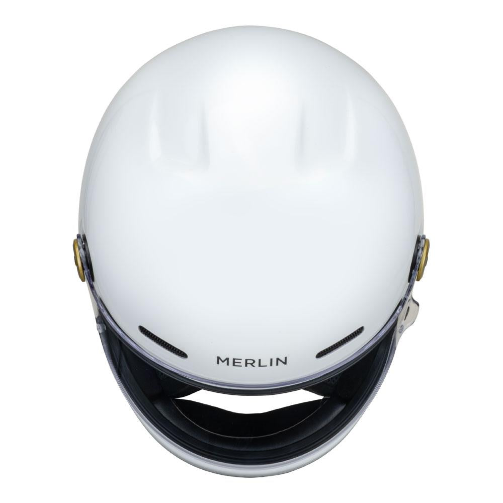 Merlin Revival Flash Helmet Optic White