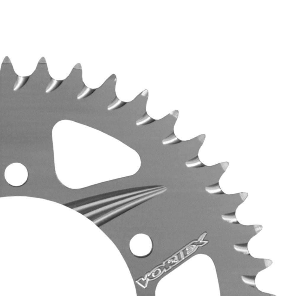 VORTEX ALLOY REAR SPROCKET 520-41T - EBR/ BUELL - SILVER