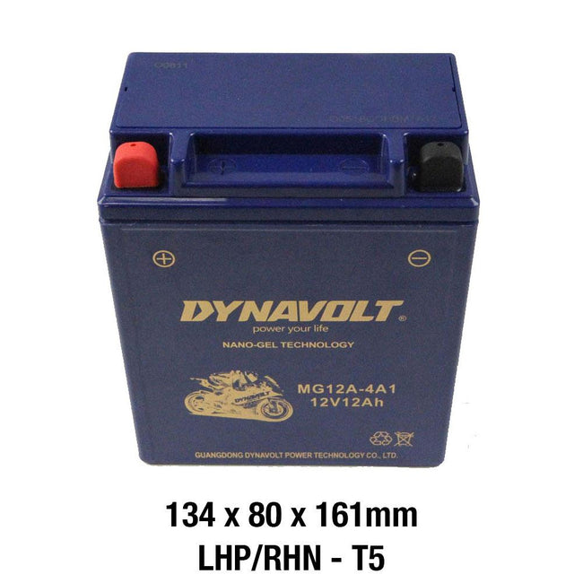 DYNAVOLT MG12A-4A1 BATTERY 12V AGM Nano Gel 12Ah Main Image