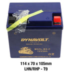 DYNAVOLT MG5L-BS-C BATTERY 12V AGM Nano Gel 5Ah